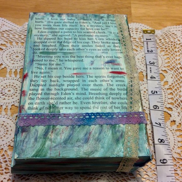 Book Art From Rescued book,  Family Theme, Mystery Ending - Picture 2 of 8